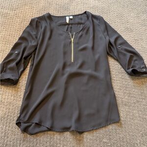 Elegant Black Women's Top